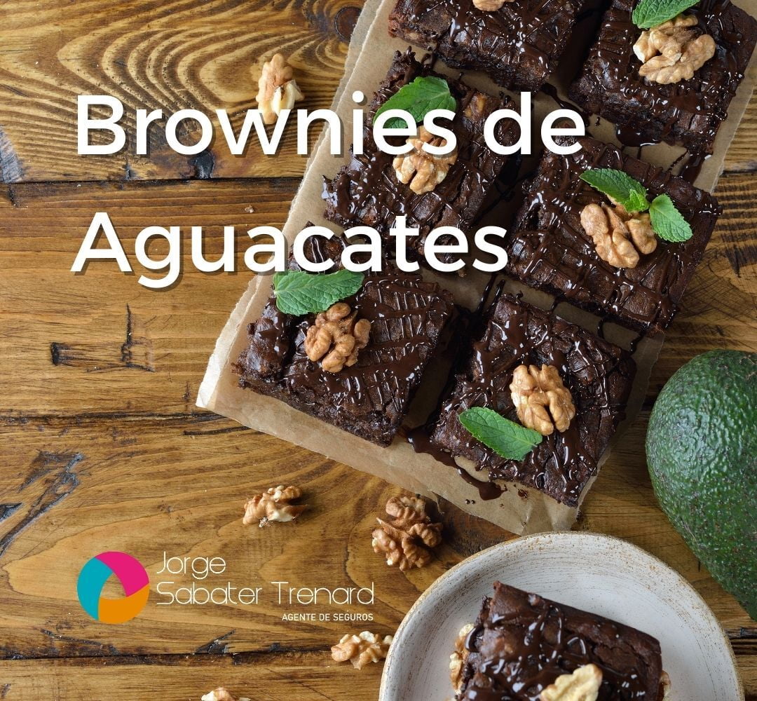 Brownies de aguacate